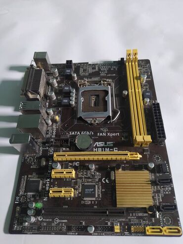 монитор и процессор: Материнская плата, Б/у, Asus, LGA1150, ATX, Для ПК