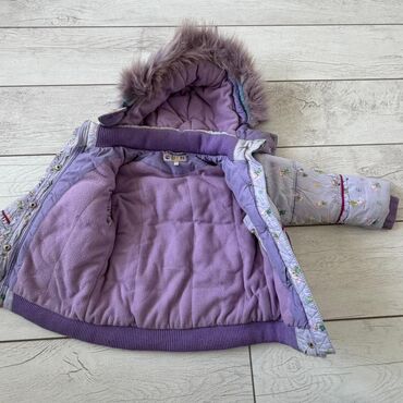 Верхняя одежда: Детская куртка с капюшоном для мальчика. - Размер: 100 см (указано на — 4