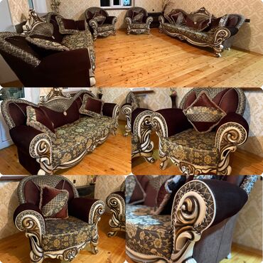 пуфик в коридор: Tehİki divan 2 eded kreslo. 1600azn. yaxsi veziyyetde. Baha alinib