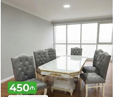 lalafo stullar: Qonaq otağı üçün, Yeni, Açılmayan, Dördbucaq masa, 6 stul — 1