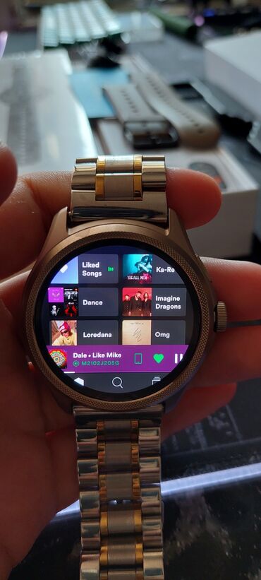 Smart saatlar: İşlənmiş, Smart saat, Sensor ekran, rəng - Qızılı — 7