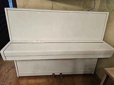 Музыкальные инструменты: Ağ rəngli “Belarus” upright pianino - Marka/model: Belarus (upright) — 6