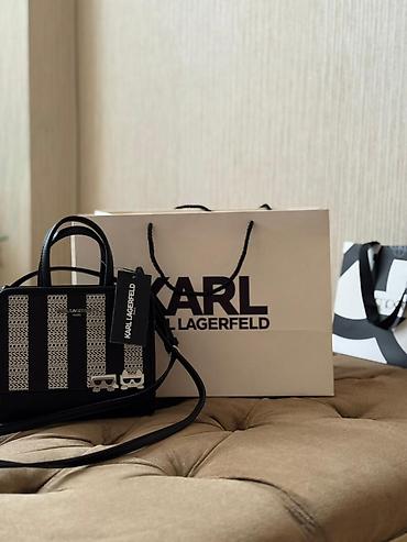 chanel chanta: Karl Lagerfeld Paris mini çanta. Yenidir 255 manata alınıb heç — 1