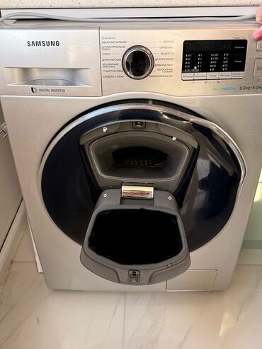 Paltaryuyan maşınlar: Paltaryuyan maşın Samsung, 8 kq, İşlənmiş, Avtomat, Qurutma var, Kredit yoxdur, Ünvandan götürmə