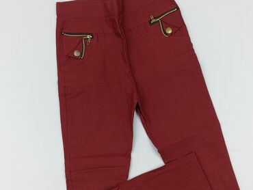 czerwone rajstopy calzedonia: Material trousers for women, M (EU 38)