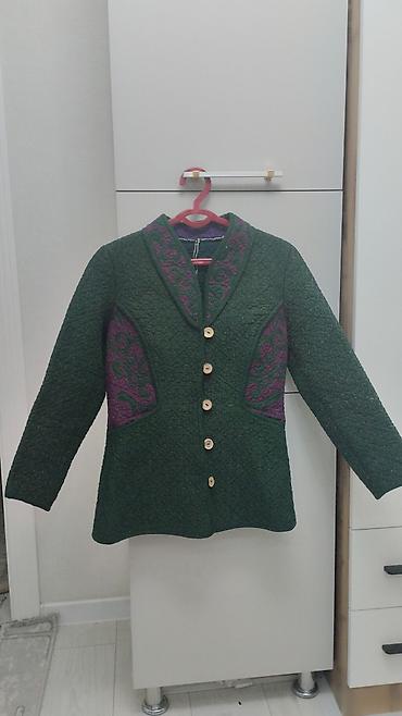pull and: Пуховик, По колено, Made in KG, Стеганый, M — 1