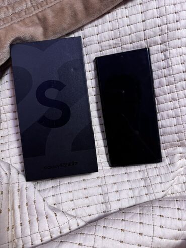 широкий монитор: Samsung Galaxy S22 Ultra, цвет - Черный