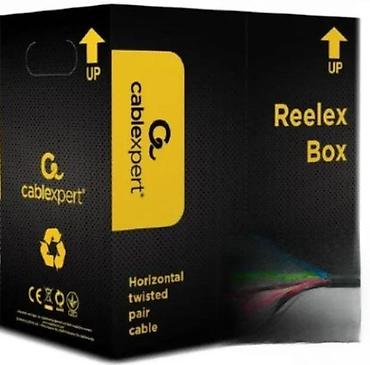 Tehnički kablovi: Mrežni kabl UTP Cat5e – Cablexpert ReelEx Box - Tip: UTP (Unshielded — 4