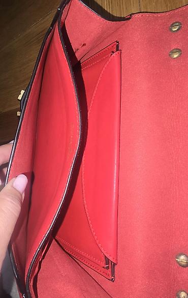 Torbe: Christin Dior J'adore kozna torba. J'ADIOR Shoulder Bag, crvena — 5