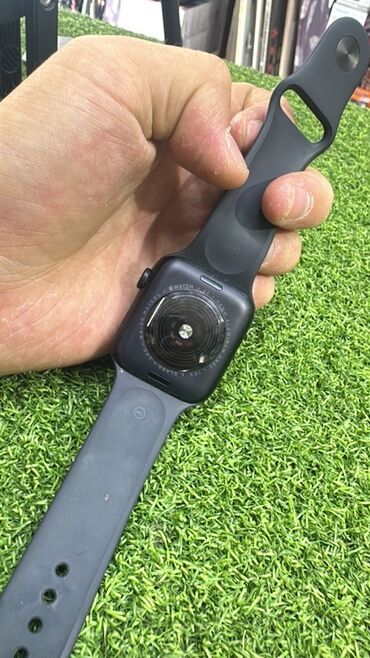 чехол apple watch: Умные часы Apple Watch (серия с округлым дисплеем) в корпусе темного