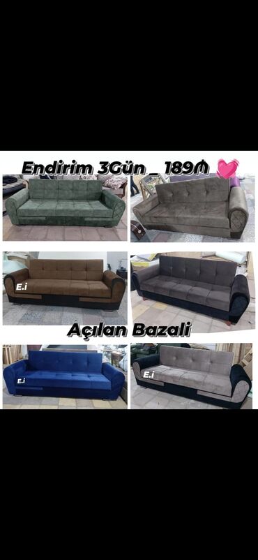 *Divan 189Azn💥* ✔️Rəng seçimi var ✔️Açılan, Bazalı ✔️Ölçü uzunluq