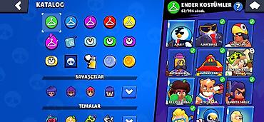 gumuş əşyalar: Brawl Stars hesabı – yüksək kuboklu və zəngin kontentli - Kupa yolu — 3