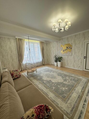 квартира азя мол: 3 комнаты, 85 м², Элитка, 10 этаж, Дизайнерский ремонт