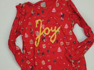 czerwona elegancka bluzka: Блузка, Little kids, 8 р., 122-128 см, стан - Хороший