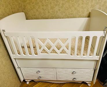 Beşiklər: Uşaq beşiyi – Baby Mood - Rəng: ağ - Material: MDF/taxta — 5