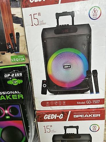 di box: Портативная акустическая система GEDI‑G GD‑1507 - Диаметр сабвуфера — 1
