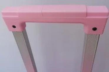 Putni koferi i torbe: Tvrdi kofer za putovanja – ružičasti - Materijal: čvrsta — 21