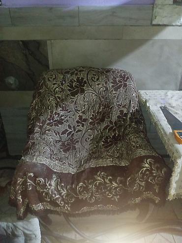 Kreslo üçün İşlənmiş Qaşlı rəng - Qəhvəyi Yataq örtüyü, Ünvandan götürmə