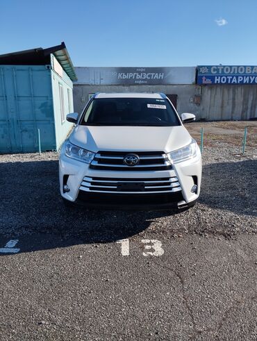 Toyota: Toyota Highlander: 2017 г., 3.5 л, Автомат, Бензин