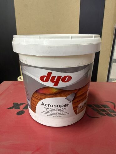 лента для капельного полива: Шпатлевка по дереву Dyo Acrosuper, водная основа — ведро 1,25 кг