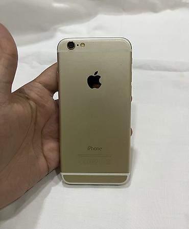 IPhone 6, Б/у, 128 ГБ, Золотой, Защитное стекло, Чехол, 100 %