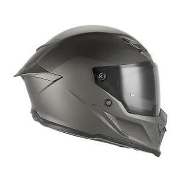 strom swm 300: Integralna moto kaciga – tamno siva, aerodinamičnog sportskog dizajna — 7