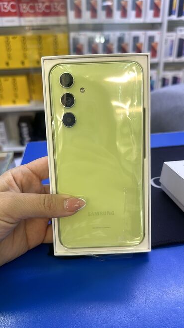 Samsung: Samsung A54, Новый, 128 ГБ, цвет - Зеленый, В рассрочку, 2 SIM