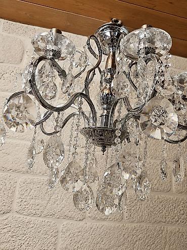 lustr ventilator: Çılçıraq, 8 lampa, Metal — 2