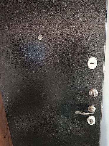 Двери для домов и квартир: Двери для домов и квартир, Металлическая, Одностворчатая, цвет - Черный — 1