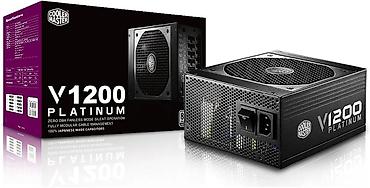 блоки питания powerplant: Блок питания, Б/у, Cooler Master, 1200 Вт, Platinum, 1200 Вт — 1