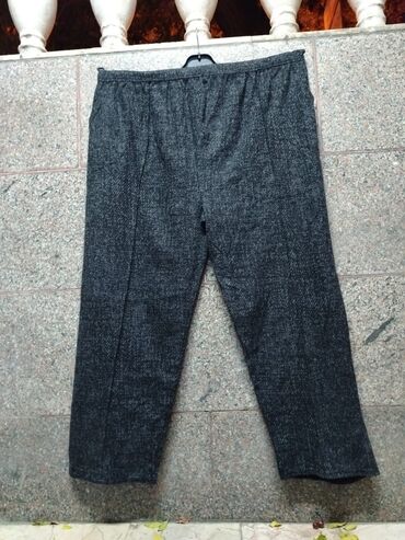 Qadın şalvarları: Qadınlar üçün isti palto parçasından rahat xoşagəlimli cibli beli — 20