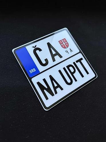 Delovi za motocikle: Ukrasne tablice - izrada ukrasnih tablica po želji- 1881 📌 opis: ne — 10