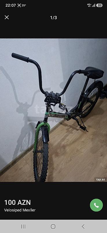 24: Mexller velosiped - Çərçivə: polad, BMX tərzində yüksək sükanlı — 1