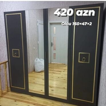 Sifarişlə dolablar: Düz dolab, Yataq otağı üçün, Paltar üçün, Açılan, Quraşdırıla bilən, 4 qapılı — 9