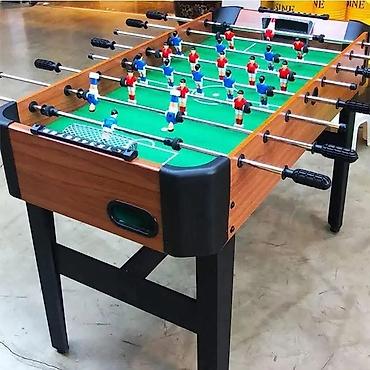 bacac diska: Stoni fudbal (foosball) – drveni kabinet sa stabilnim metalnim nogama — 1