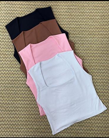 Topovi: Ženski crop topovi – više modela - Model 1: Kratka majica sa kratkim — 6