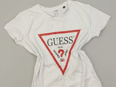 hm biała sukienki: T-shirt damski, Guess, M