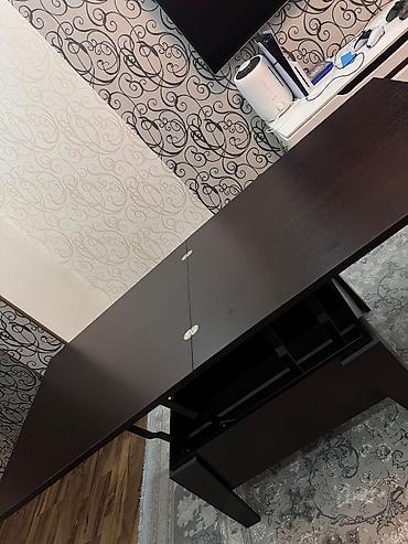 Столы-трансформеры: Стол трансформер Для зала, Раскладной стол, цвет - Черный — 6