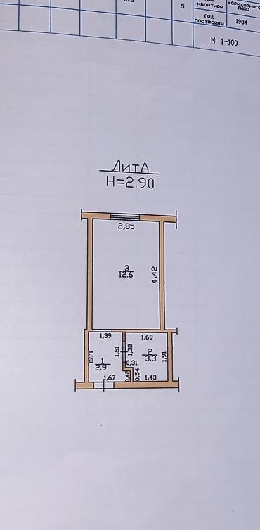 Продажа квартир: 1 комната, 19 м², Малосемейка, 2 этаж, Евроремонт — 10