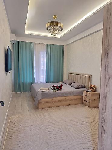 asman residence: 1 комната, Асанбай мкр, Душевая кабина, Постельное белье, Кондиционер — 7