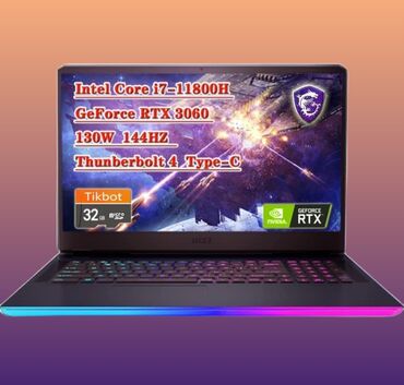 4 dollar nece manatdir: I7, RTX™ 3060, FullHD 144hz, Full RGB Karobka, dokument, adapater -