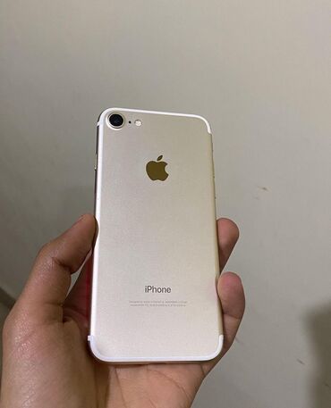 iphone 7 qiymeti 2018: IPhone 7, 128 GB, Matte Gold, Barmaq izi