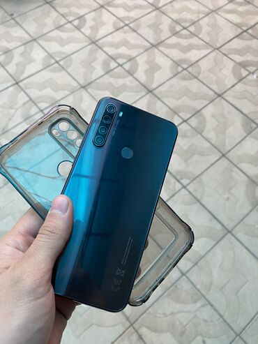 Xiaomi, Redmi Note 8T, Б/у, 64 ГБ, цвет - Синий, 2 SIM