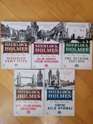 deyanet kitabi: Sherlock holmes set satilir ayri ayri ala bilersiniz her biri yenidir