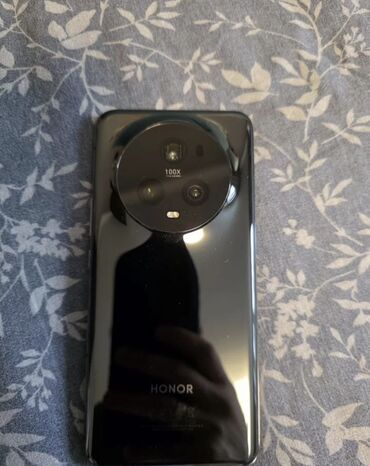 мобильный телефон huawei: Honor Magic 5 Pro, Б/у, 256 ГБ, цвет - Черный, 1 SIM, 2 SIM