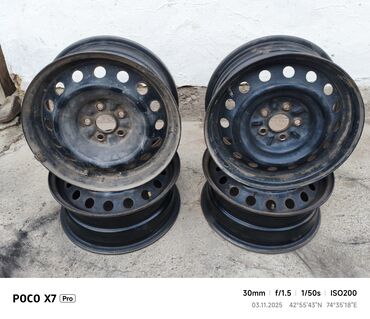 диск на gx: Железные Диски R 15 Комплект, отверстий - 5, Б/у