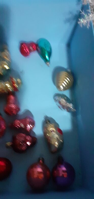 Yeni il oyuncaqları və bəzəkləri: Советские и немецкие игрушки для ёлки. 60 штук. все вместе 60 манат.т — 9