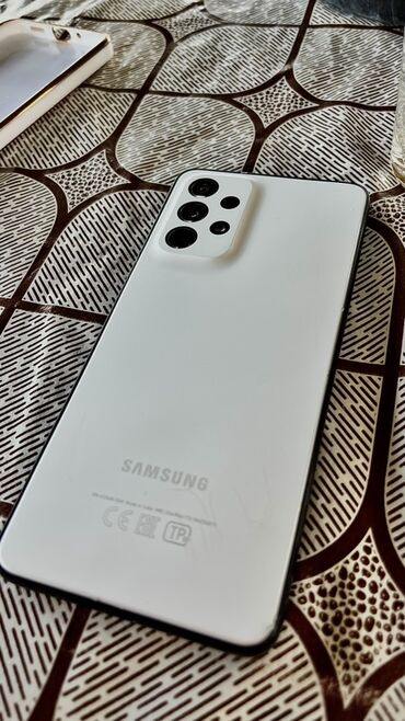 samsung electronics: Samsung Galaxy A33 5G, 128 GB, rəng - Ağ, Zəmanət, Sensor, Barmaq izi