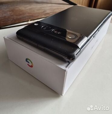 телефоны кнопачные: Google Pixel 7 Pro, Б/у, 256 ГБ, цвет - Серый, 1 SIM, eSIM