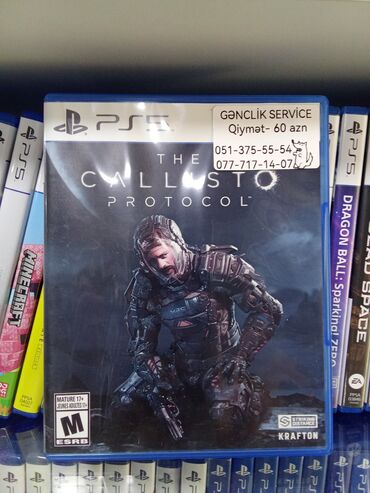 oyun ucun rul: PS5 üçün “The Callisto Protocol” oyun diski - Platforma: PlayStation
